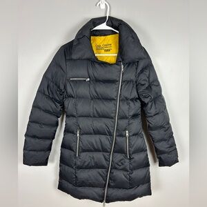Cop. Copine Down Puffer Coat Small Long Line Black‎ Women's Winter Snow